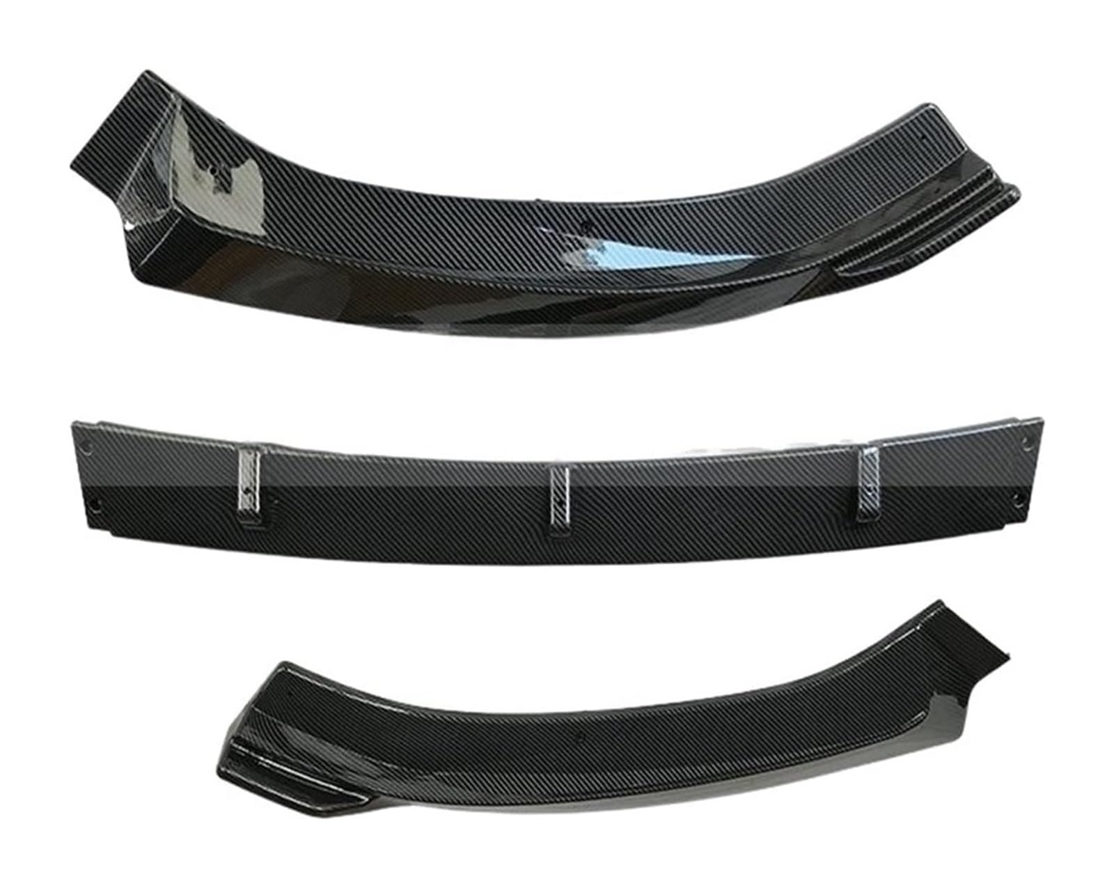 Auto Frontspoiler Lippe Für A3 Für Standard 2014 2015 2016 Splitter ABS Frontschürze Lip Spoiler Diffusor Auto Heckspoiler Spoiler Flügel(Carbon Texture) von AMBMREDPEV