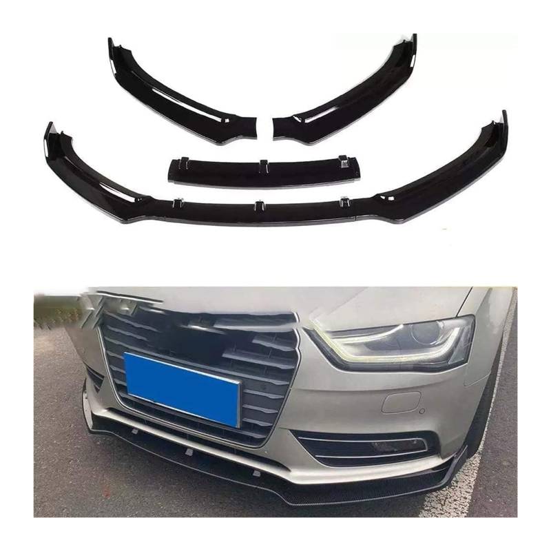 Auto Frontspoiler Lippe Für A4 B8.5 2013-2016 Frontschürze Lippe Kinn Spoiler Carbon Look Front Diffusor Diffusor Auto Front Spoiler von AMBMREDPEV
