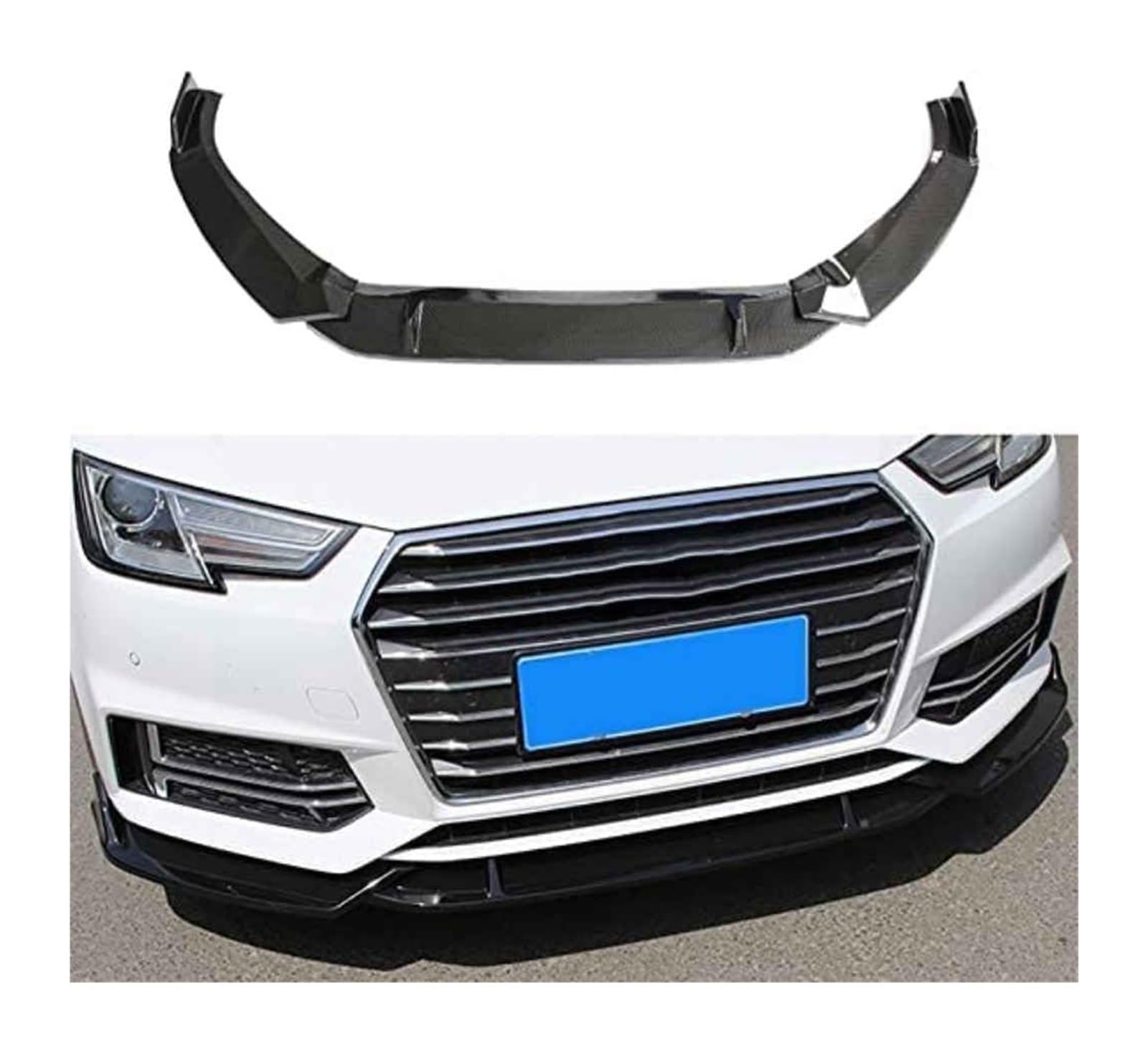 Auto Frontspoiler Lippe Für A4 Berlina 2018 2019 Frontstoßstange Lip Chin Spoiler Carbon Look Frontdiffusor Diffusor Normal-A Carbon Fiber Auto Frontspoiler Lippe Für A4 Berlina 2018 2019 Frontstoßstange Lip Chin Spoiler Carbon Look Frontdiffusor Diffusor Normal-A Carbon Fiber von AMBMREDPEV