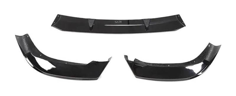 Auto Frontspoiler Lippe Für A5 Für Sline S5 Für Sportback 2017 2018 2019 Front Lip Body Kits Stoßstange Splitter 3PCS Auto Stoßstange Lip Spoiler Schürze(FRP Matte Black) von AMBMREDPEV
