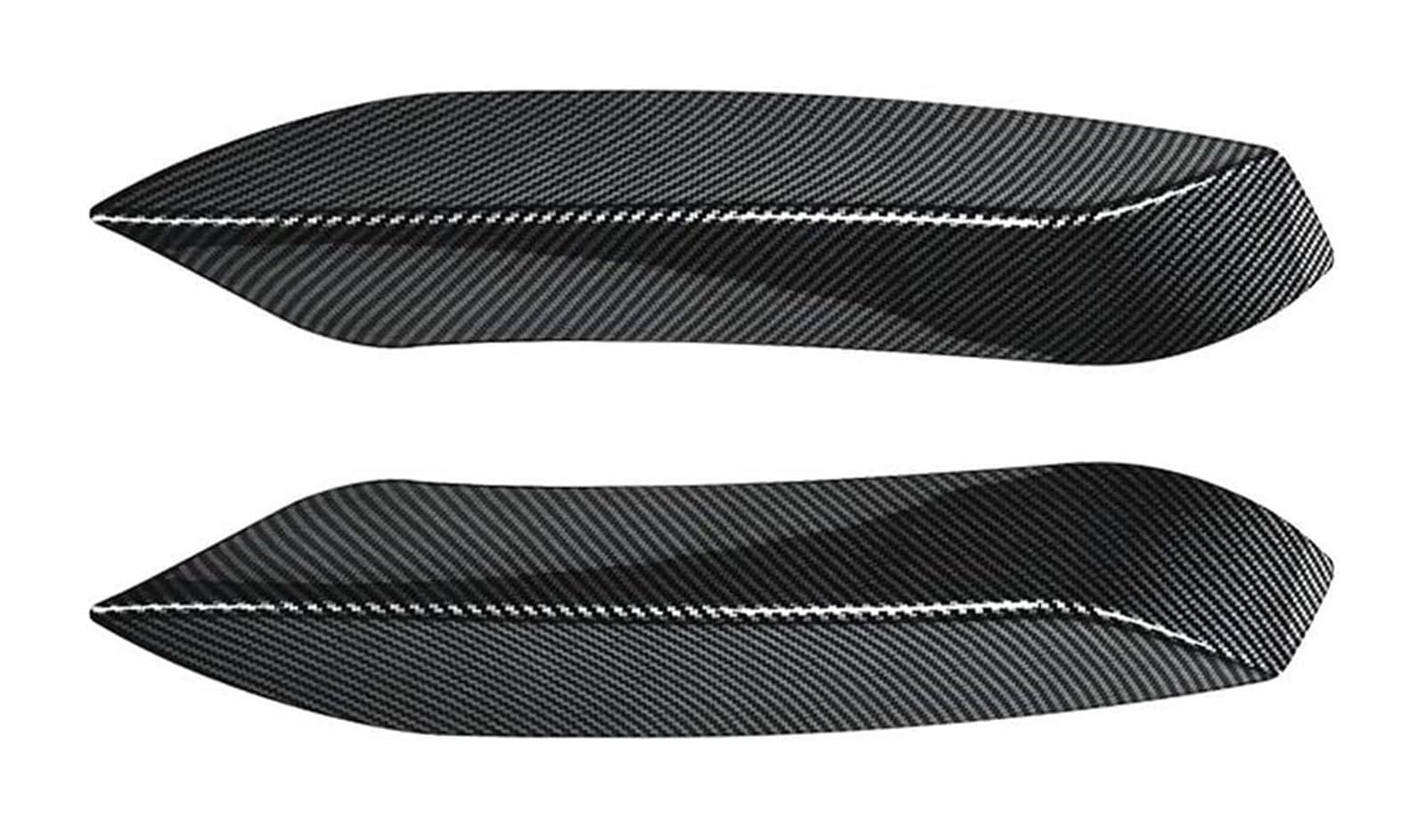 Auto Frontspoiler Lippe Für B&MW 3 4 Serie M3 M4 F80 F81 F82 F83 2013-2018 Frontstoßstange Lip Body Kit Spoiler Splitter Stoßstange Canard Lip Splitter(Carbon Look D) von AMBMREDPEV