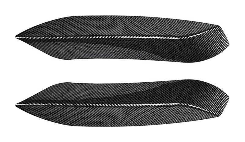 Auto Frontspoiler Lippe Für B&MW 3 4 Serie M3 M4 F80 F81 F82 F83 2013-2018 Frontstoßstange Lip Body Kit Spoiler Splitter Stoßstange Canard Lip Splitter(Carbon Look D) von AMBMREDPEV