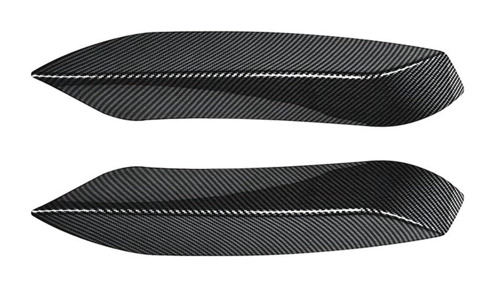 Auto Frontspoiler Lippe Für B&MW 3 4 Serie M3 M4 F80 F81 F82 F83 2013-2018 Frontstoßstange Lip Body Kit Spoiler Splitter Stoßstange Canard Lip Splitter Teile(Carbon Look D) von AMBMREDPEV