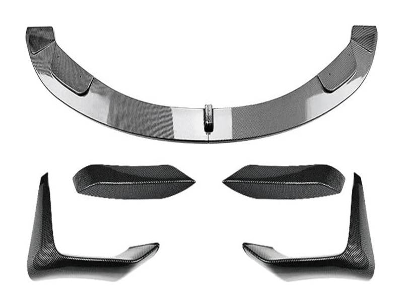 Auto Frontspoiler Lippe Für B&MW 3 4 Serie M3 M4 F80 F81 F82 F83 Auto Frontstoßstange Lip Spoiler Splitter Stoßstange Canard Lip Splitter Körper 2013 Bis 2018(Carbon Look Set A) von AMBMREDPEV