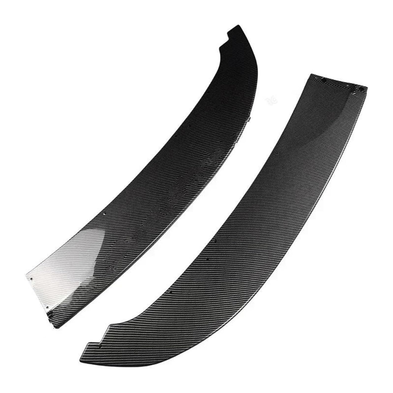 Auto Frontspoiler Lippe Für B&MW 3 Serie E90 E91 Für LCI Sport 2009-2012 Tuning Auto Frontschürze Lip Splitter Diffusor Body Kit Spoiler 4 Stücke(Carbon Look Lip) von AMBMREDPEV