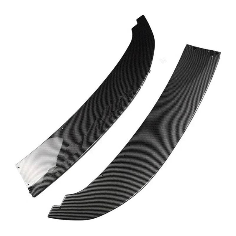 Auto Frontspoiler Lippe Für B&MW 3 Serie E90 E91 Für LCI Sport 2009-2012 Tuning Auto Frontschürze Lip Splitter Diffusor Body Kit Spoiler 4 Stücke(Carbon Look Lip) von AMBMREDPEV