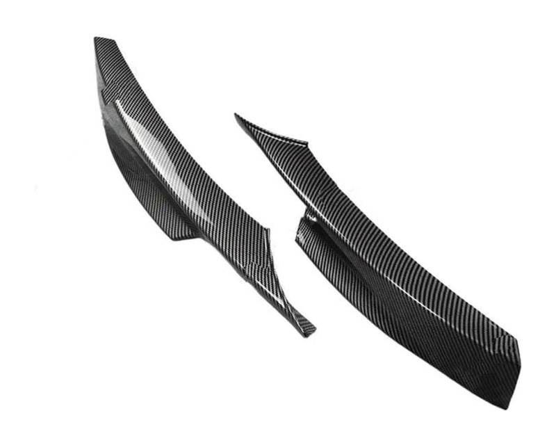 Auto Frontspoiler Lippe Für B&MW 3 Serie E90 E91 Für LCI Sport 2009-2012 Tuning Auto Frontschürze Lip Splitter Diffusor Body Kit Spoiler 4 Stücke(Carbon Look Splitter) von AMBMREDPEV