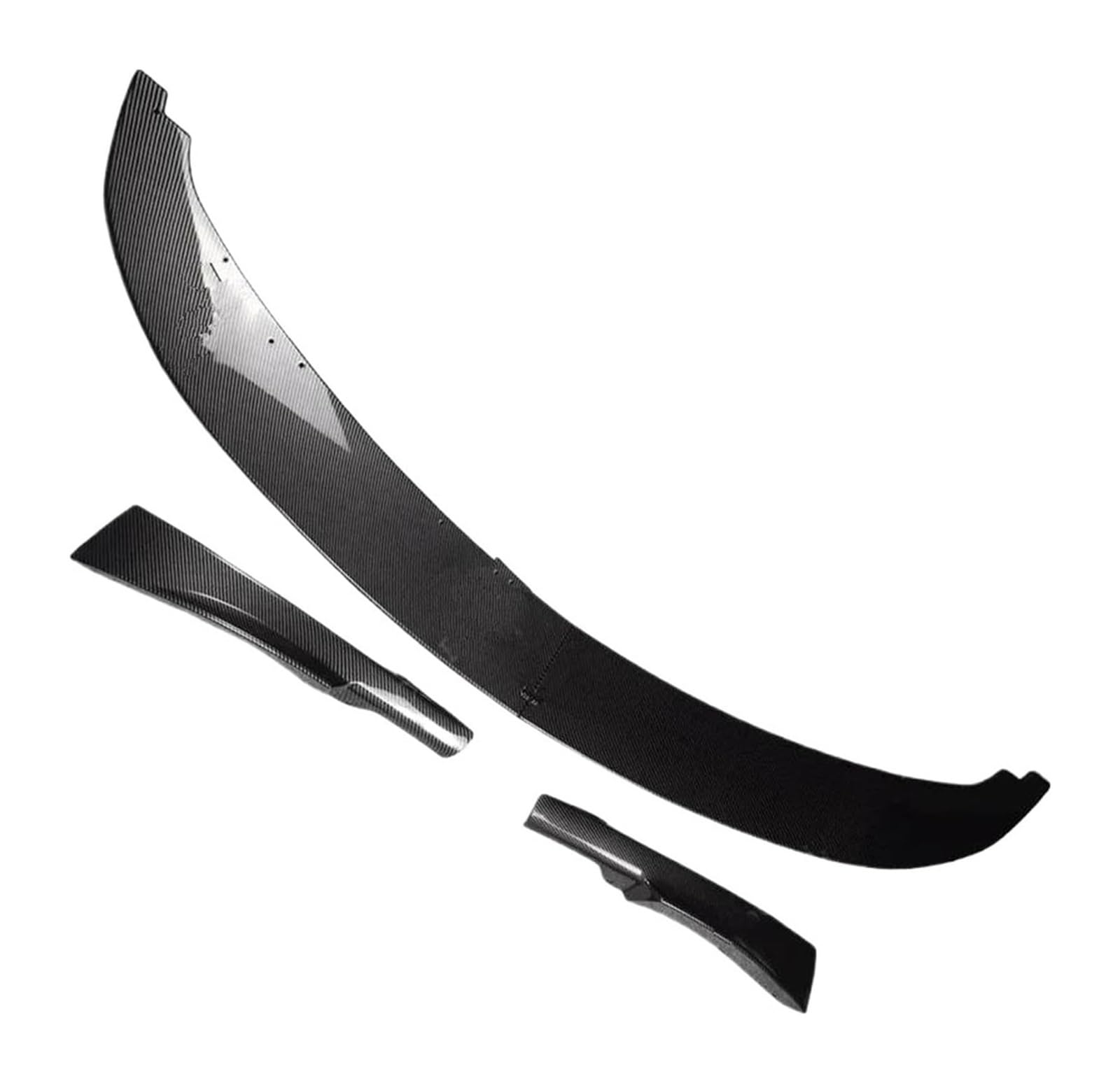 Auto Frontspoiler Lippe Für B&MW 3 Serie E90 E91 Für LCI Sport 2009-2012 Tuning Auto Frontschürze Lip Splitter Diffusor Body Kit Spoiler 4 Stücke(One Set Carbon Look) von AMBMREDPEV