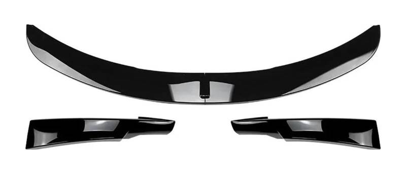 Auto Frontspoiler Lippe Für B&MW 3 Serie E90 E91 Sport Für Pre-LCI 2009-2012 320i 330i Body Kits Auto Vordere Stoßstange Lip Spoiler Diffusor Splitter(Gloss Black A B) von AMBMREDPEV