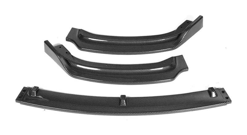 Auto Frontspoiler Lippe Für B&MW 3 Serie F30 F35 2016–2019 Auto-Frontstoßstange Splitter Lippendiffusor Spoiler Schutzabdeckung Schutz Deflektorlippen 3 Stück(Carbon Fiber Look) von AMBMREDPEV