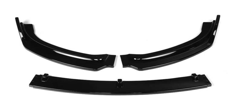 Auto Frontspoiler Lippe Für B&MW 3 Serie F30 F35 2016–2019 Auto-Frontstoßstange Splitter Lippendiffusor Spoiler Schutzabdeckung Schutz Deflektorlippen 3 Stück(Glossy Black) von AMBMREDPEV