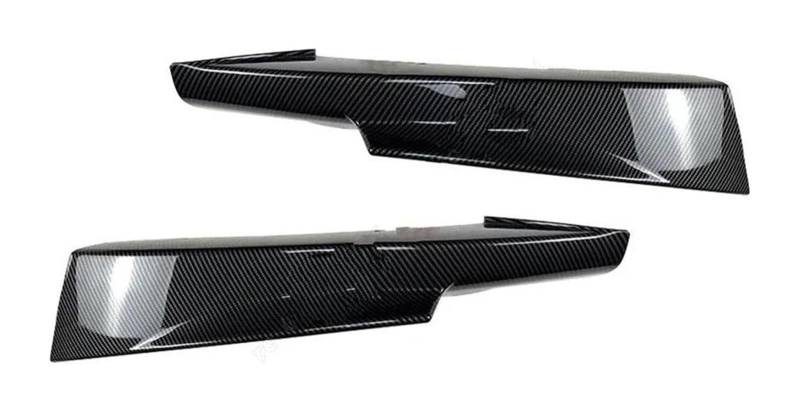 Auto Frontspoiler Lippe Für B&MW 3er E90 E91 320i 330i MTech 2005–2012 Air Vent Intake Spoiler 2 Stück Frontstoßstange Seitensplitter-Abdeckungslippe(Carbon Look 09-12) von AMBMREDPEV