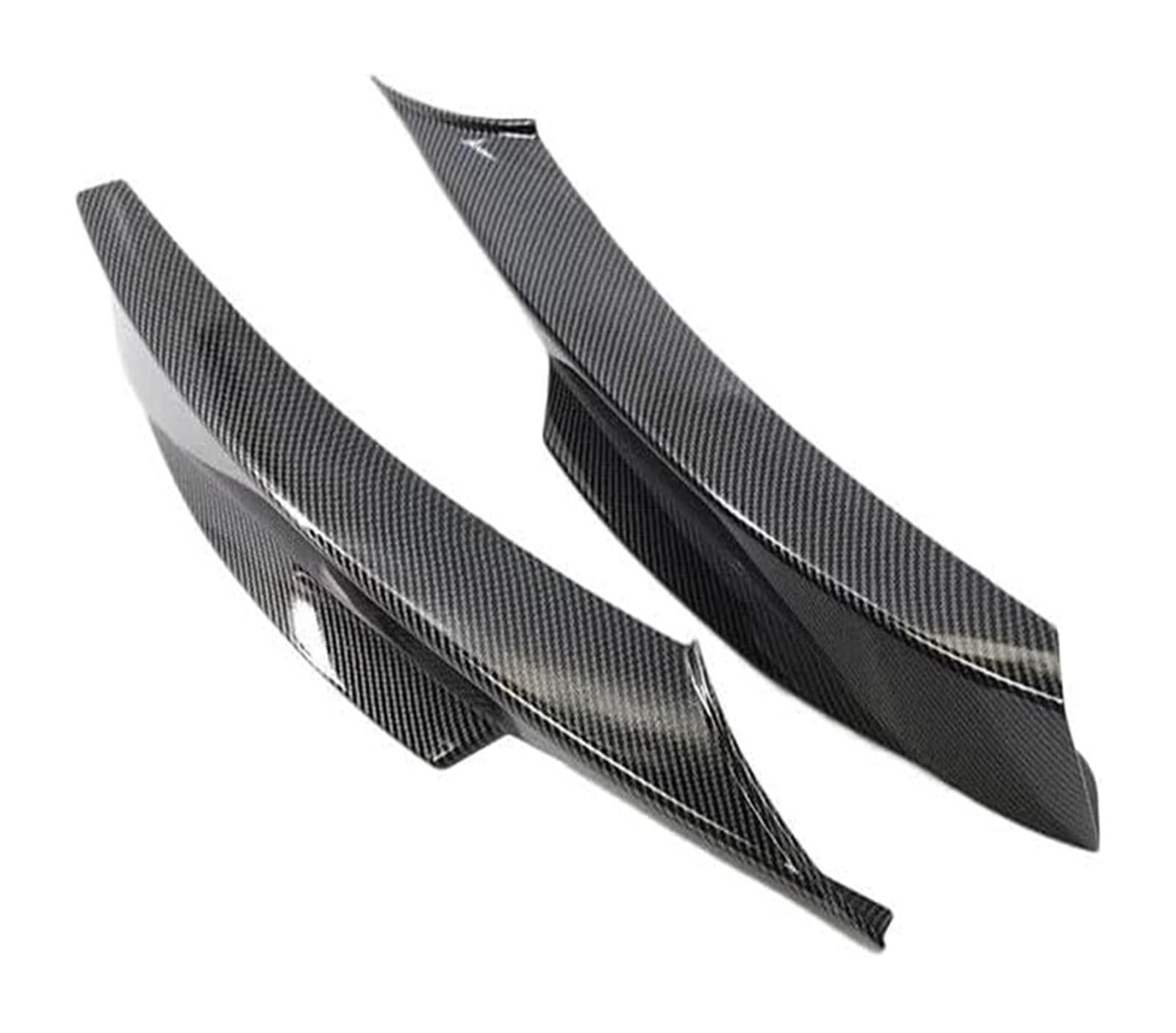 Auto Frontspoiler Lippe Für B&MW 3er E90 E91 328i 325i LCI Sport 2009-2012 Frontsplitter Stoßstangenlippenabdeckungen Carbon Lo Auto Frontstoßstangensplitter(Carbon Look) von AMBMREDPEV