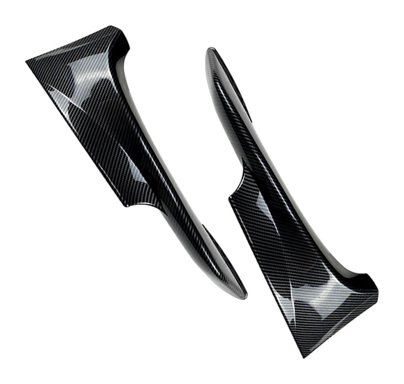 Auto Frontspoiler Lippe Für B&MW 3er E92 E93 LCI 2010–2014 Frontstoßstangen-Seitensplitter-Abdeckung Auto-Luftentlüftungsöffnung Unterer Spoiler Canards Frontspoiler(Carbon Fiber) von AMBMREDPEV
