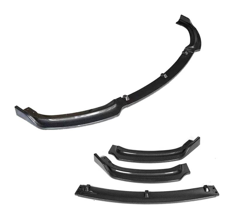 Auto Frontspoiler Lippe Für B&MW 3er F30 F35 Standard 2012–2019 Frontstoßstangenlippe Kinnspoiler Kohlefaser-Look Frontdiffusor von AMBMREDPEV