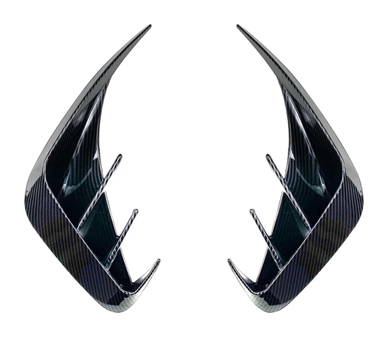 Auto Frontspoiler Lippe Für B&MW 3er G20 G28 320I 325I 330I 340I Heckstoßstangen-Lippenspoiler Seitliche Luftauslass-Auslassabdeckung Verkleidung Frontspoiler 2019 Bis 2021(Gloss Black) von AMBMREDPEV