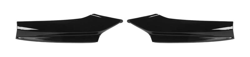Auto Frontspoiler Lippe Für B&MW 5 F10 F11 2010 Bis 2016 Paar Frontstoßstangen-Lippenspoiler Reduzieren Den Windwiderstand Stoßstangen-Ecksplitter Frontspoiler(Schwarz) von AMBMREDPEV