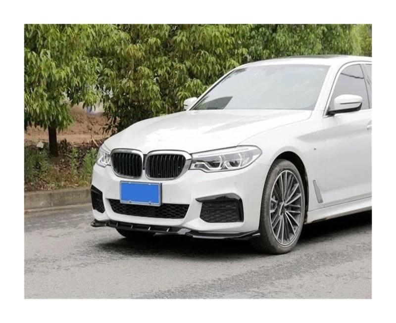 Auto Frontspoiler Lippe Für B&MW 5 G30 G31 530d 525i 540i 530i 2017-2020 Splitter Deflektor Modifizierter Vorderer Stoßfänger Lippenschutz Kinn Tuning Body Kit Refit(Glossy Black) von AMBMREDPEV