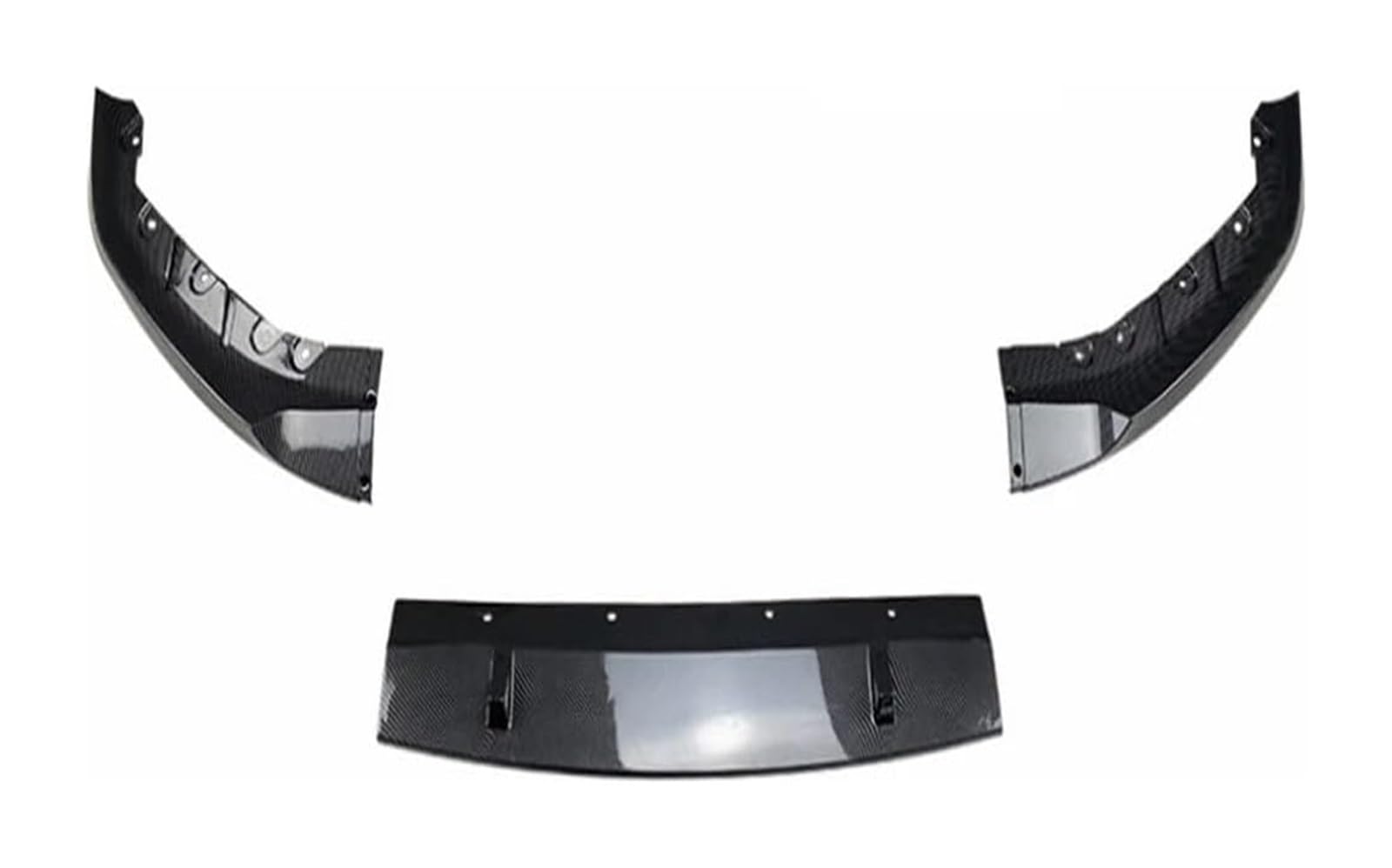 Auto Frontspoiler Lippe Für B&MW 5 Series 525i 530i 2017–2020 Schutzkörper G30 G31 Frontstoßstange Lip Spoiler Splitter Diffusor Abdeckung Frontspoiler(Carbon Look B) von AMBMREDPEV