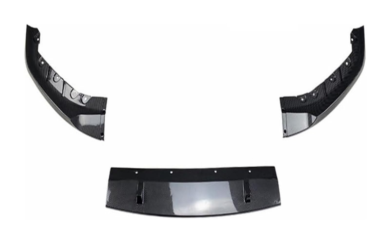 Auto Frontspoiler Lippe Für B&MW 5 Series 525i 530i 2017–2020 Schutzkörper G30 G31 Frontstoßstange Lip Spoiler Splitter Diffusor Abdeckung Frontspoiler(Carbon Look B) von AMBMREDPEV