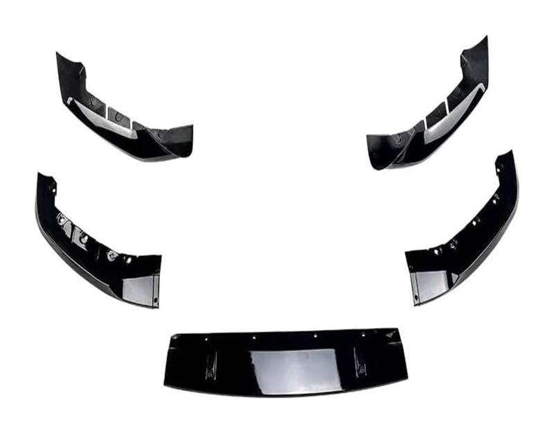 Auto Frontspoiler Lippe Für B&MW 5 Series 525i 530i 2017–2020 Schutzkörper G30 G31 Frontstoßstange Lip Spoiler Splitter Diffusor Abdeckung Frontspoiler(Gloss Black AB) von AMBMREDPEV