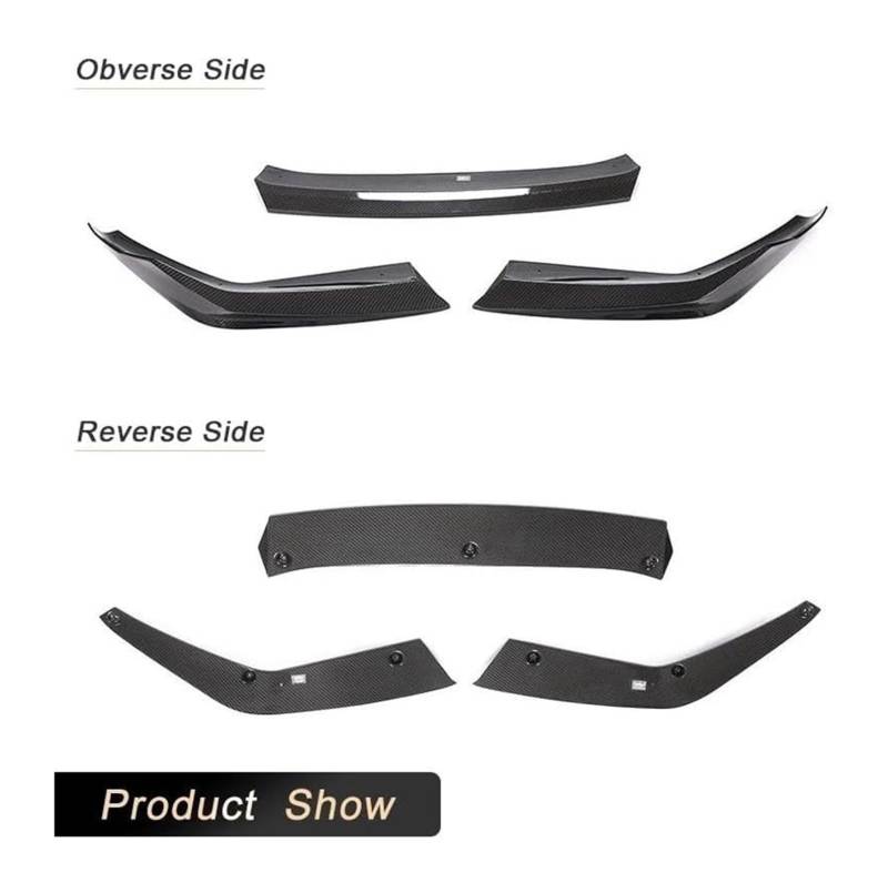 Auto Frontspoiler Lippe Für B&MW 5 Series F90 M5 Limousine Für LCI 2020 2021 Frontlippenspoiler Splitter Schürze Auto Vorderstoßstange Lip Chin Spoiler von AMBMREDPEV