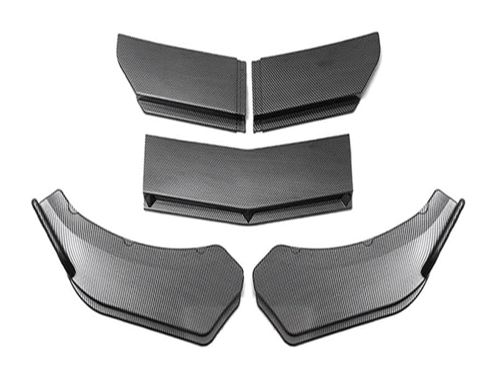 Auto Frontspoiler Lippe Für B&MW 5-teiliges Universal-Auto-Frontstoßstangen-Separator-Stoßstangen-Lippenkörper-Kit Entenlippen-Separator-Frontspoiler Auto-Frontstoßstangen-Splitter(3 5Pcs Carbon Fiber Auto Frontspoiler Lippe Für B&MW 5-teiliges Universal-Auto-Frontstoßstangen-Separator-Stoßstangen-Lippenkörper-Kit Entenlippen-Separator-Frontspoiler Auto-Frontstoßstangen-Splitter(3 5Pcs Carbon Fiber von AMBMREDPEV
