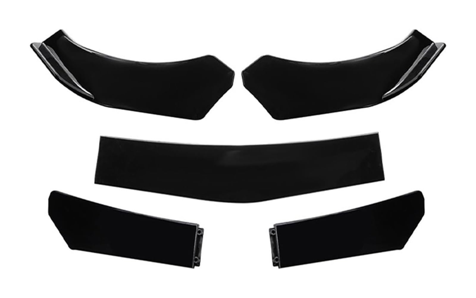 Auto Frontspoiler Lippe Für B&MW 5-teiliges Universal-Auto-Frontstoßstangen-Separator-Stoßstangen-Lippenkörper-Kit Entenlippen-Separator-Frontspoiler Auto-Frontstoßstangen-Splitter(5Pcs Bright Black) Auto Frontspoiler Lippe Für B&MW 5-teiliges Universal-Auto-Frontstoßstangen-Separator-Stoßstangen-Lippenkörper-Kit Entenlippen-Separator-Frontspoiler Auto-Frontstoßstangen-Splitter(5Pcs Bright Black) von AMBMREDPEV