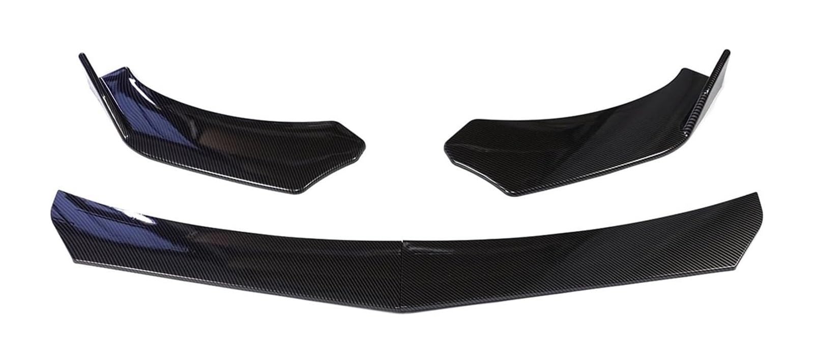 Auto Frontspoiler Lippe Für B&MW Auto-Frontstoßstangen-Lippenkörper-Kit Spoiler-Splitter-Diffusor 4-teiliges Verstellbares Universal-Canard-Splitter-Frontspoiler(A-Style Carbon) von AMBMREDPEV
