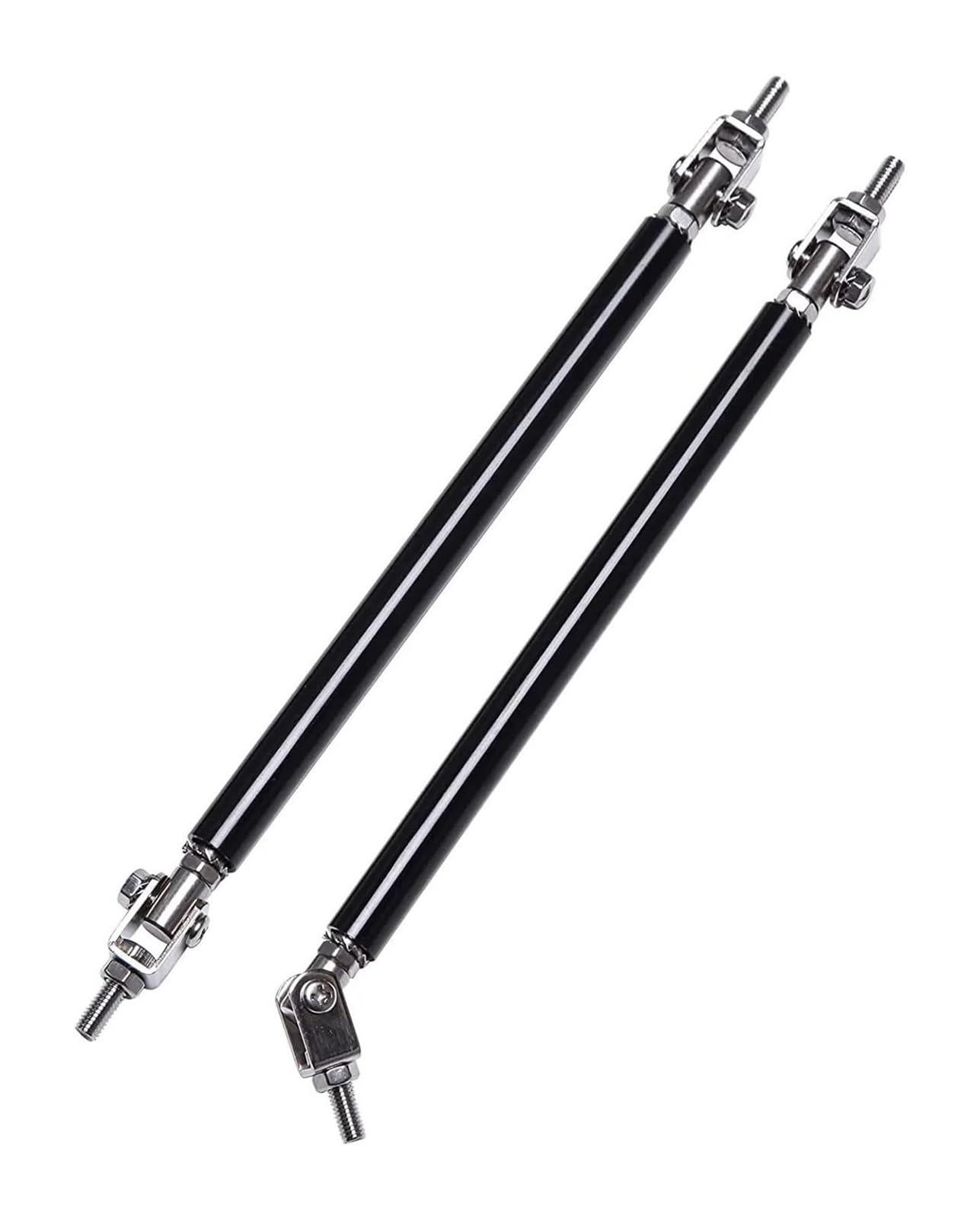 Auto Frontspoiler Lippe Für B&MW E46 E90 E60 E36 E39 F10 F20 F30 Universal Frontstoßstange Lip Splitter Spoiler Strut Rod Tie Stützstange Auto Frontspoiler(10cm Black) von AMBMREDPEV