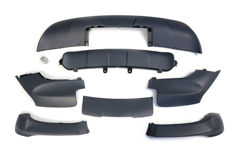 Auto Frontspoiler Lippe Für B&MW E70 X5 2007-2010 Auto Air Aerodynamische Front Heckstoßstangenabdeckung Ganzkörperkit Auto Ersatzteile 7 Teile/Satz von AMBMREDPEV