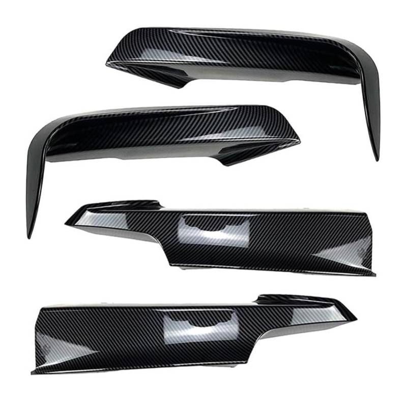 Auto Frontspoiler Lippe Für B&MW F30 F31 F35 320i 328i 330i 335i 340i 316d 2012–2019 Frontstoßstange Splitter Trim Kit Nebelscheinwerfer Lampenabdeckung Canards Frontspoiler(Carbon Fiber Set) von AMBMREDPEV