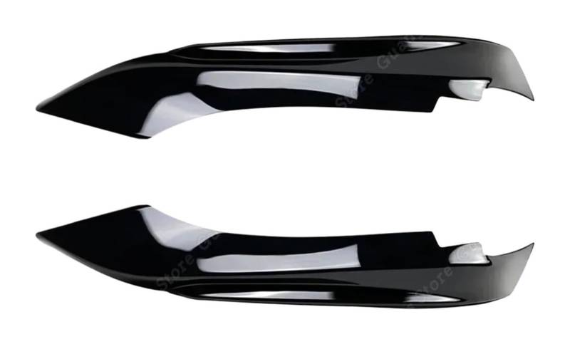 Auto Frontspoiler Lippe Für B&MW F32 F33 F36 4 Serie 2014–2020, Nur 2 Stück MP Style Frontstoßstange Lip Spoiler Splitter Frontspoiler(Gloss Black) von AMBMREDPEV