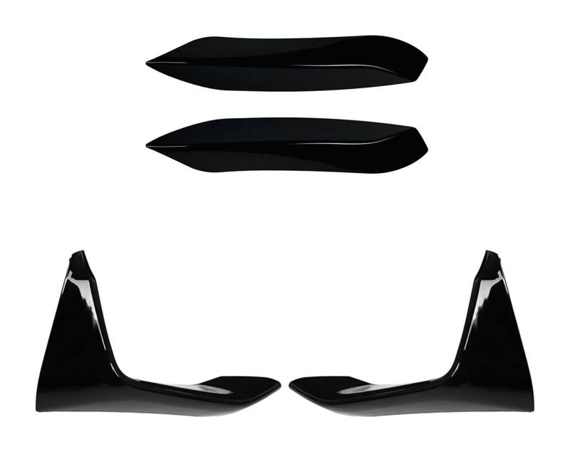 Auto Frontspoiler Lippe Für B&MW F80 F82 F83 M3 M4 2014-2020 Nebelscheinwerfer Lampe Augenbraue Rahmenabdeckung Frontstoßstange Lippensplitter Canards Spoiler Frontspoiler(1 set) von AMBMREDPEV