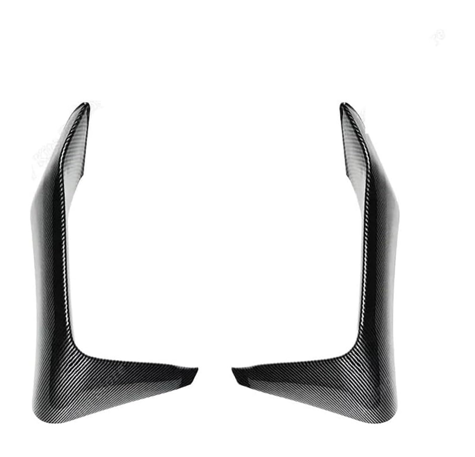 Auto Frontspoiler Lippe Für B&MW F80 M3 F82 F83 M4 2014-2020 Frontschürze Lip Spoiler Seite Splitter Grill Trim Wind Messer Schutz BodyKits Frontspoiler(2PC Down Carbon Look) von AMBMREDPEV