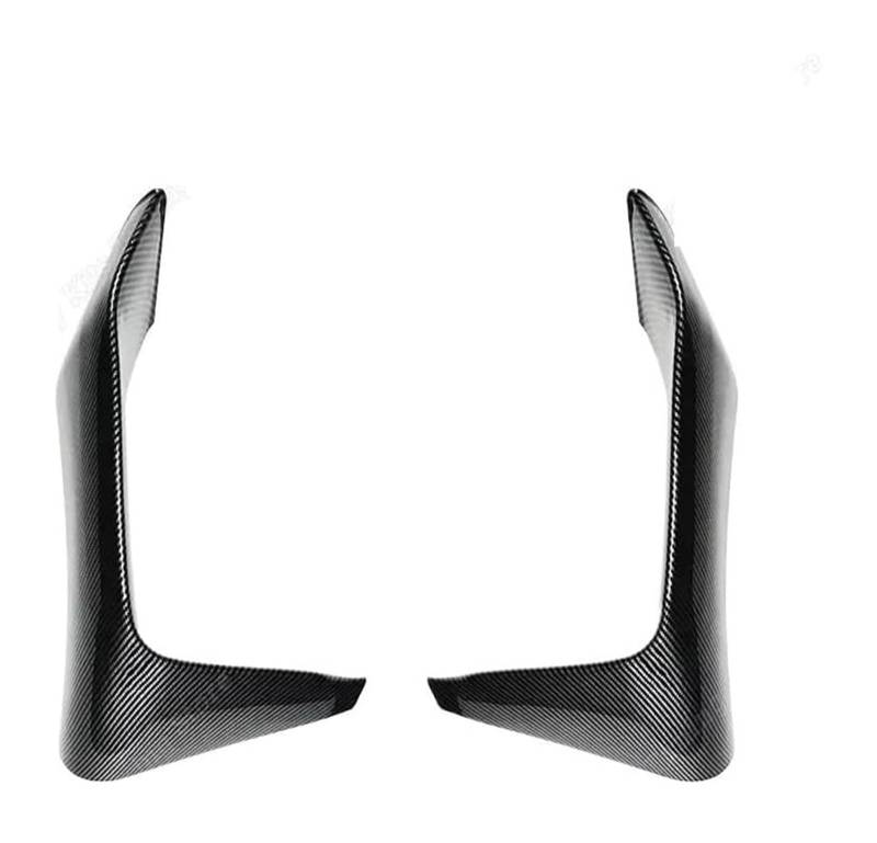 Auto Frontspoiler Lippe Für B&MW F80 M3 F82 F83 M4 2014-2020 Frontschürze Lip Spoiler Seite Splitter Grill Trim Wind Messer Schutz BodyKits Frontspoiler(2PC Down Carbon Look) von AMBMREDPEV