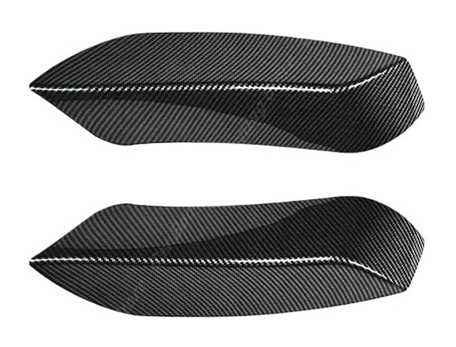 Auto Frontspoiler Lippe Für B&MW F80 M3 F82 F83 M4 2014-2020 Frontschürze Lip Spoiler Seite Splitter Grill Trim Wind Messer Schutz BodyKits Frontspoiler(2PCS UP Carbon Look) von AMBMREDPEV