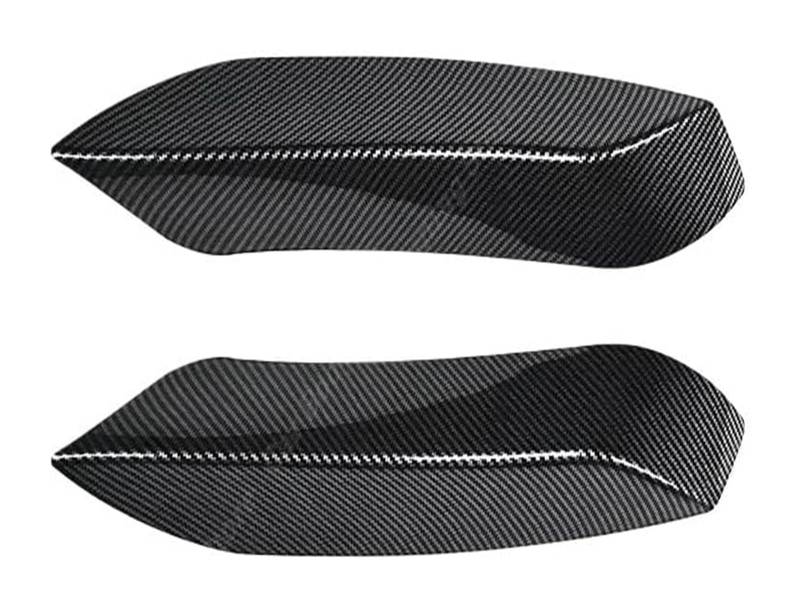 Auto Frontspoiler Lippe Für B&MW F80 M3 F82 F83 M4 2014-2020 Frontschürze Lip Spoiler Seite Splitter Grill Trim Wind Messer Schutz BodyKits Frontspoiler(2PCS UP Carbon Look) von AMBMREDPEV