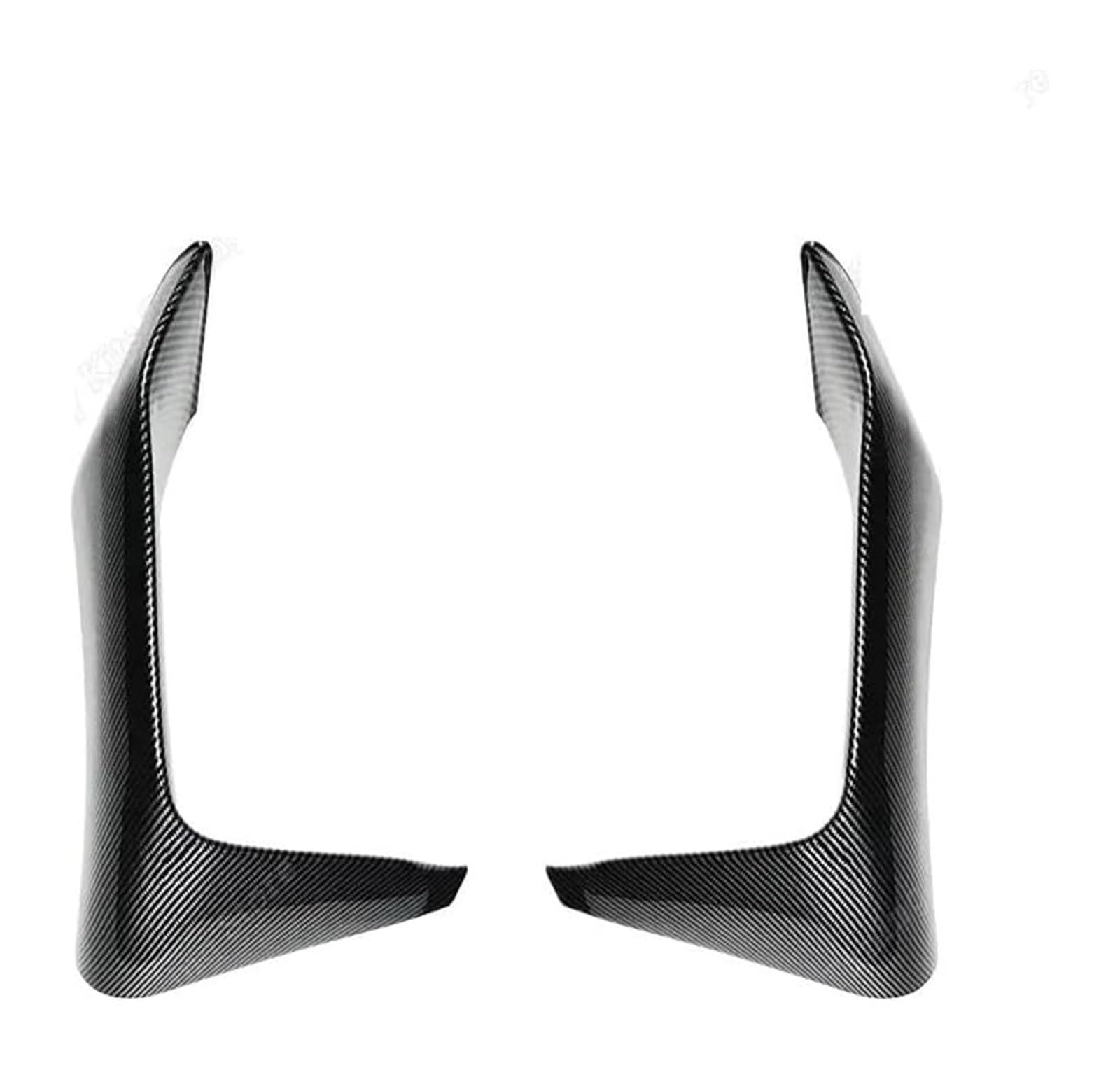 Auto Frontspoiler Lippe Für B&MW F80 M3 F82 F83 M4 2014-2020 Frontschürze Lip Spoiler Seite Splitter Grill Trim Wind Messer Schutz BodyKits Frontspoiler(4Pcs Carbon Look) von AMBMREDPEV