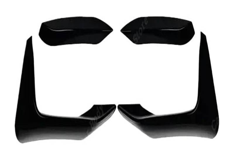 Auto Frontspoiler Lippe Für B&MW F80 M3 F82 F83 M4 2014-2020 Frontschürze Lip Spoiler Seite Splitter Grill Trim Wind Messer Schutz BodyKits Frontspoiler(4Pcs Gloss Black) von AMBMREDPEV