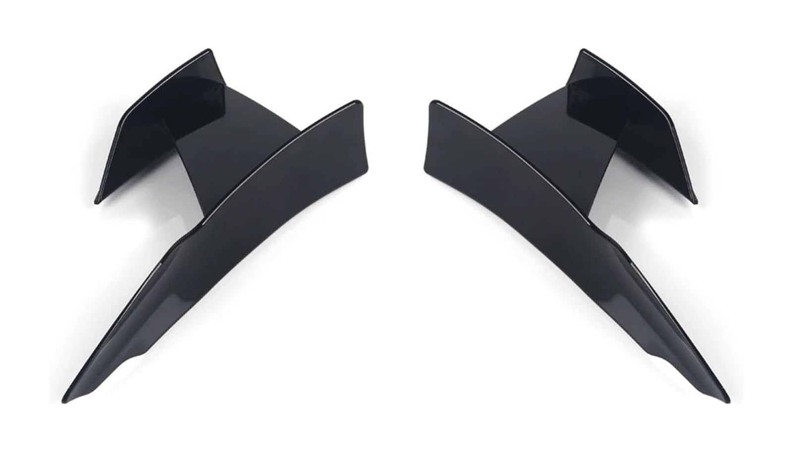 Auto Frontspoiler Lippe Für B&MW F80 M3 F82 M4 6 Stück Frontstoßstange Lip Fin Splitter Spoiler Canard Aufkleber Frontspoiler Auto Frontstoßstangensplitter(Brilliant Black) von AMBMREDPEV
