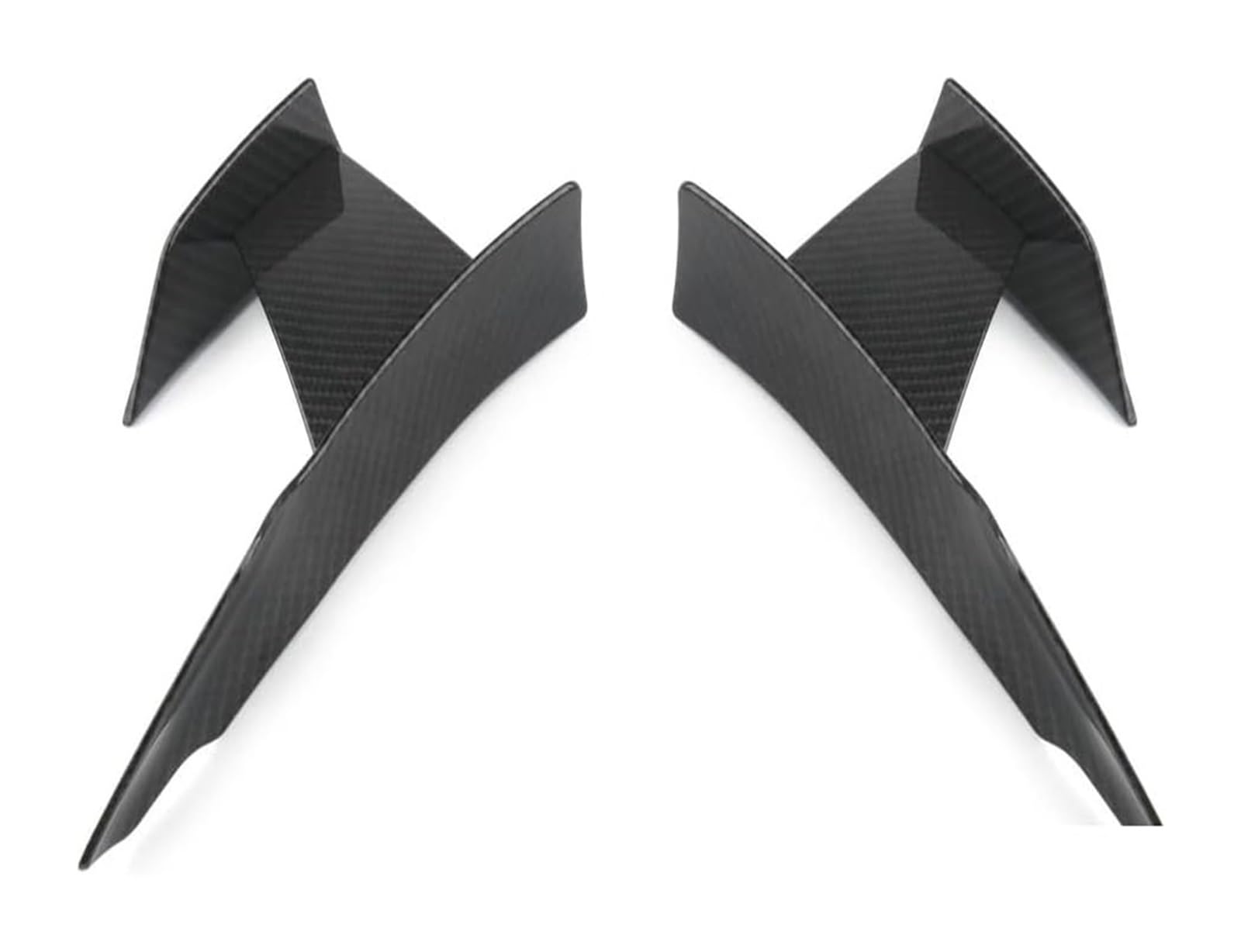 Auto Frontspoiler Lippe Für B&MW F80 M3 F82 M4 6 Stück Frontstoßstange Lip Fin Splitter Spoiler Canard Aufkleber Frontspoiler Auto Frontstoßstangensplitter(Carbon Fiber) von AMBMREDPEV
