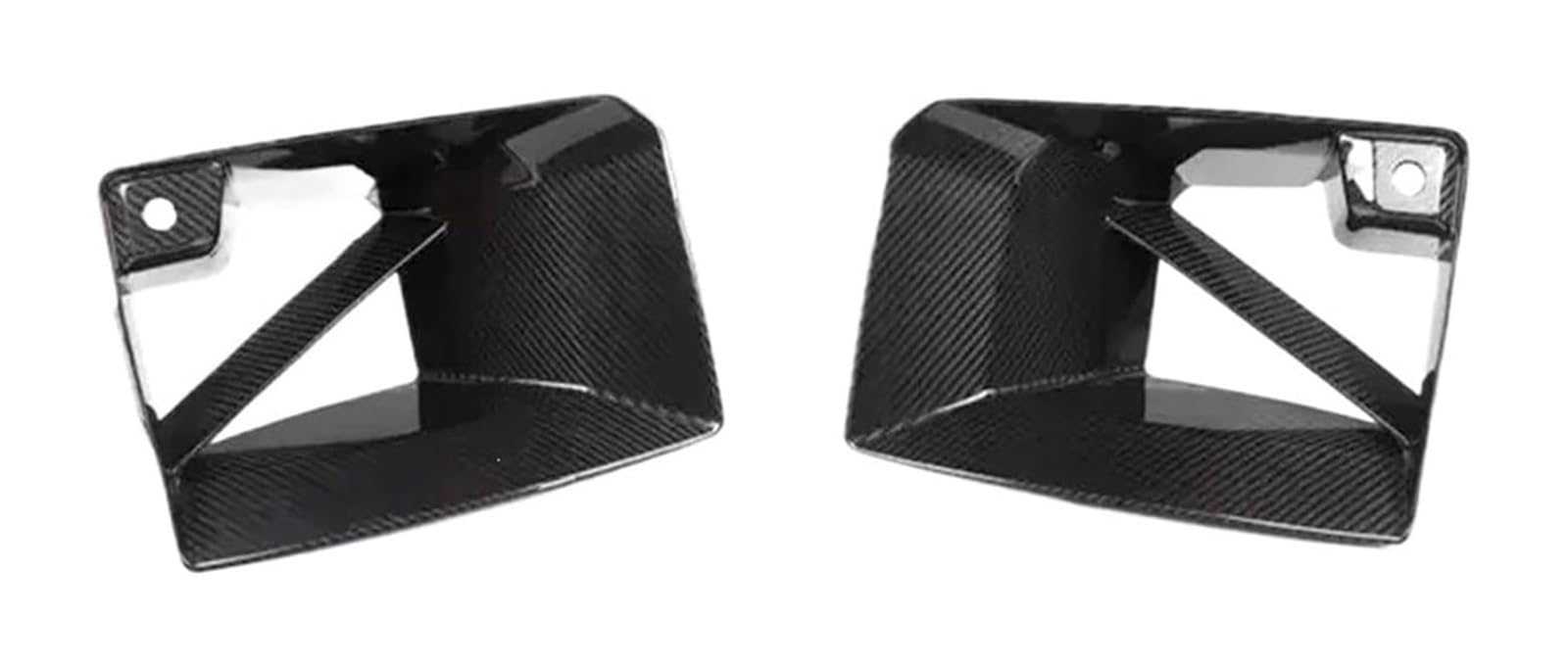 Auto Frontspoiler Lippe Für B&MW M2 G87 2022+ Nebelscheinwerferrahmen Grill Frontstoßstange Air Vent Abdeckung Tuyere Body Kit Splitter Spoiler Auto Frontspoiler(Forged Carbon) von AMBMREDPEV