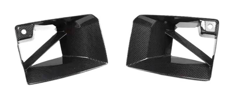 Auto Frontspoiler Lippe Für B&MW M2 G87 2022+ Nebelscheinwerferrahmen Grill Frontstoßstange Air Vent Abdeckung Tuyere Body Kit Splitter Spoiler Auto Frontspoiler(Forged Carbon) von AMBMREDPEV