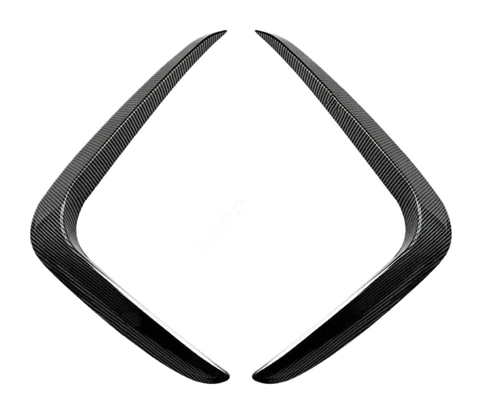 Auto Frontspoiler Lippe Für B&MW X3 X4 G01 G02 G05 Sport 2018-2023 Frontschürze Lip Splitter Grill Spoiler Abdeckung Air Vent Wind Messer Tuning(18-21 Carbon Look) von AMBMREDPEV