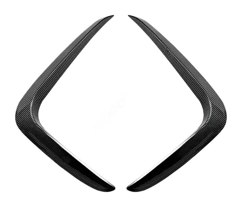 Auto Frontspoiler Lippe Für B&MW X3 X4 G01 G02 G05 Sport 2018-2023 Frontschürze Lip Splitter Grill Spoiler Abdeckung Air Vent Wind Messer Tuning(18-21 Carbon Look) von AMBMREDPEV