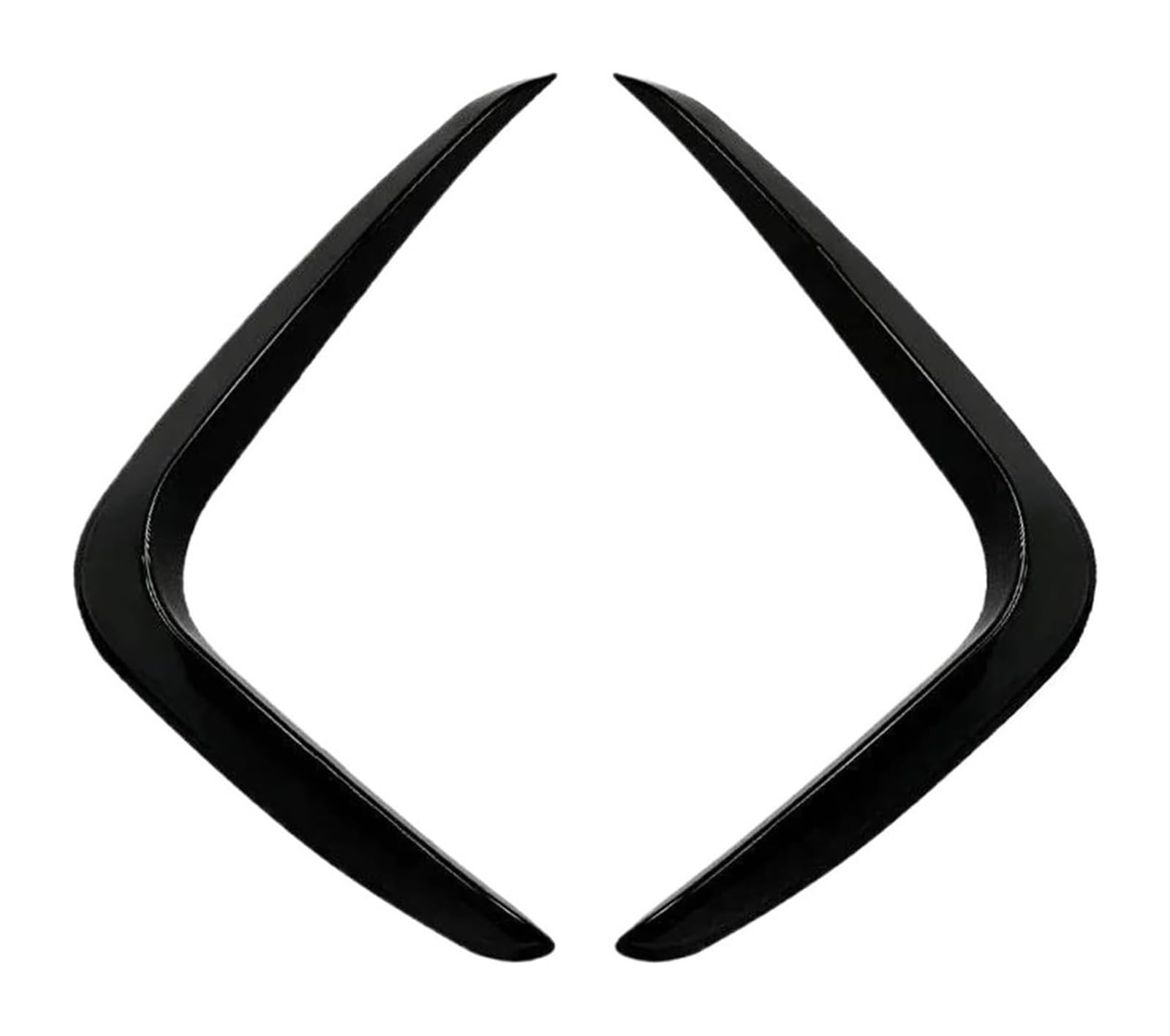 Auto Frontspoiler Lippe Für B&MW X3 X4 G01 G02 G05 Sport 2018-2023 Frontschürze Lip Splitter Grill Spoiler Abdeckung Air Vent Wind Messer Tuning(18-21 Gloss Black) von AMBMREDPEV