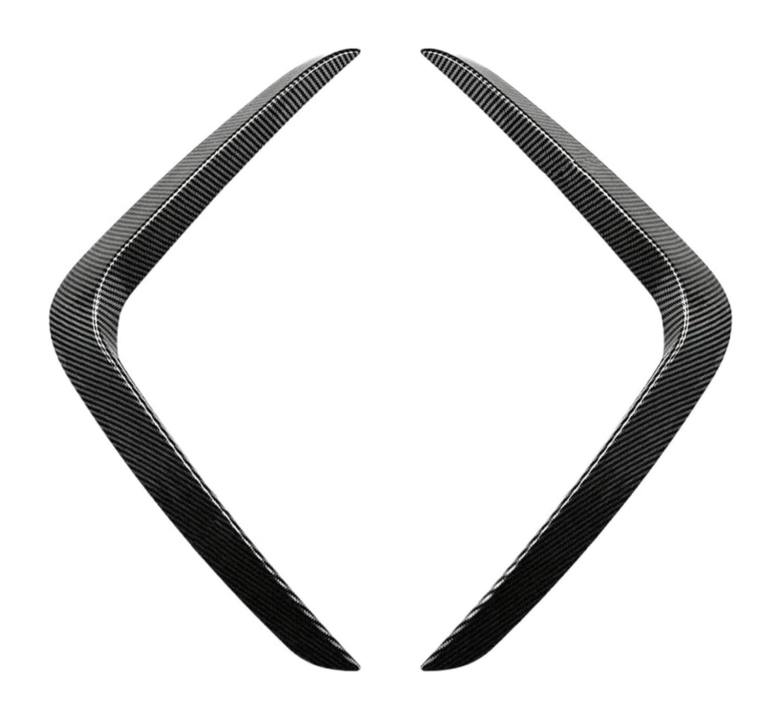 Auto Frontspoiler Lippe Für B&MW X3 X4 G01 G02 G05 Sport 2018-2023 Frontschürze Lip Splitter Grill Spoiler Abdeckung Air Vent Wind Messer Tuning(22-23 Carbon Look) von AMBMREDPEV