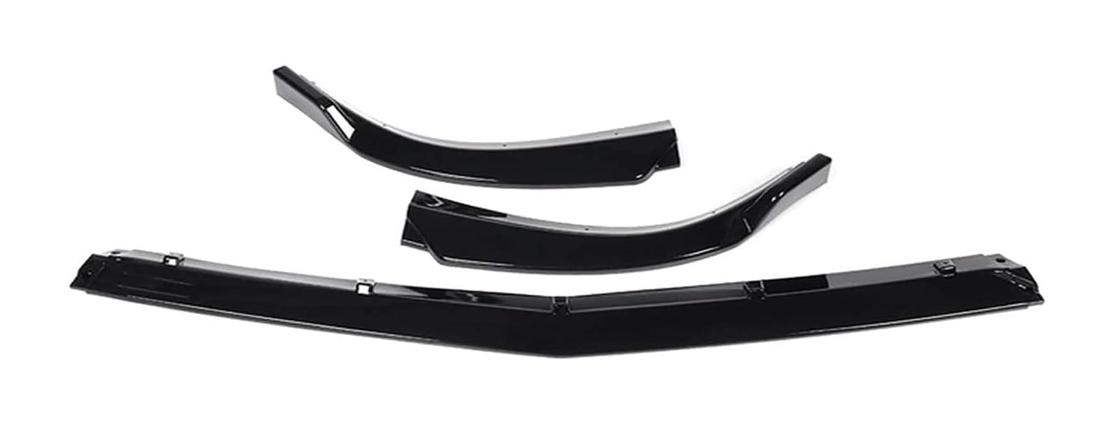 Auto Frontspoiler Lippe Für B&enz C-Klasse W204 C180 C200 2011–2014 Frontstoßstange Lippe Kinnspoiler Kohlefaser-Look Frontdiffusor Diffusor Normal-B-Mattschwarz(A-glossyblack) von AMBMREDPEV