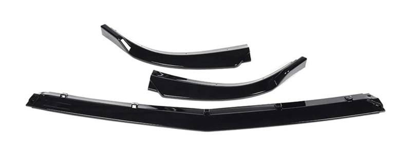 Auto Frontspoiler Lippe Für B&enz C-Klasse W204 C180 C200 2011–2014 Frontstoßstange Lippe Kinnspoiler Kohlefaser-Look Frontdiffusor Diffusor Normal-B-Mattschwarz(A-glossyblack) von AMBMREDPEV